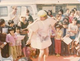 Lunch Bunch at the Vietnamese Refugee Camp