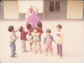 Lunch Bunch at the Vietnamese Refugee Camp